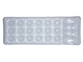 Bestway Dmuchany materac plażowy z zagłówkiem METAL 188x71cm 43024