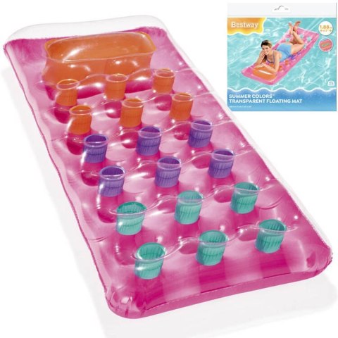 Bestway dmuchany Materac z okienkiem materac jednoosobowy 188 x 71cm 43040