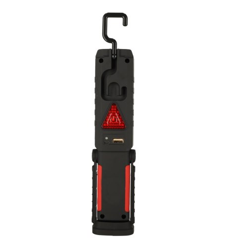 LAMPA WARSZTATOWA LATARKA 3W1 5 TRYBÓW USB MAGNES HAK AKUMULATOR 1200 MAH 200 LM KAFUWELL