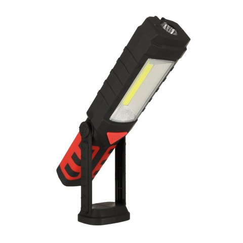 LAMPA WARSZTATOWA LATARKA 3W1 5 TRYBÓW USB MAGNES HAK AKUMULATOR 1200 MAH 200 LM KAFUWELL