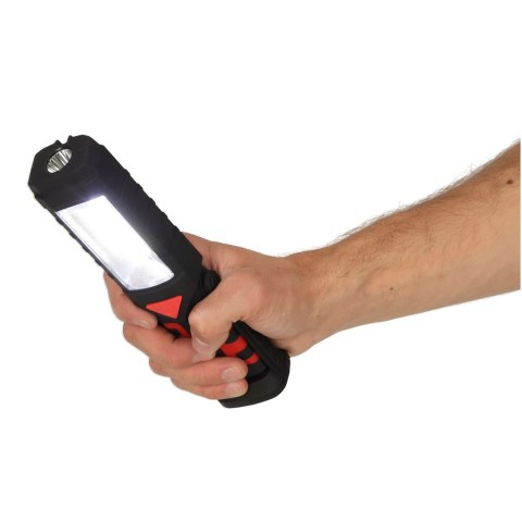 LAMPA WARSZTATOWA LATARKA 3W1 5 TRYBÓW USB MAGNES HAK AKUMULATOR 1200 MAH 200 LM KAFUWELL