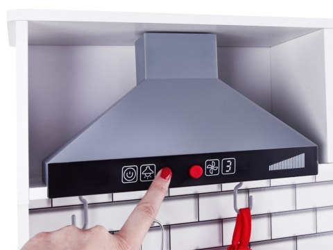 Duża kuchnia drewniana STYL SKANDYNAWSKI Światło + dźwięk AKCESORIA ZA3717