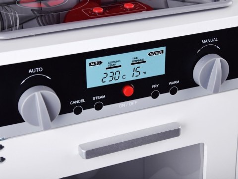 Duża kuchnia drewniana STYL SKANDYNAWSKI Światło + dźwięk AKCESORIA ZA3717