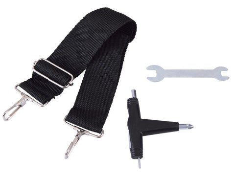 Duża składana hulajnoga miejska z amortyzatorem i hamulcami do 100kg SP0785