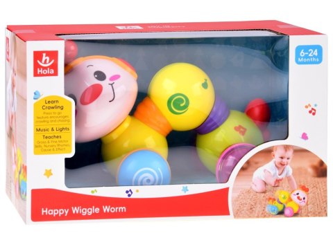 Gąsieniczka Interaktywna jeżdząca kolorowa ZA1188