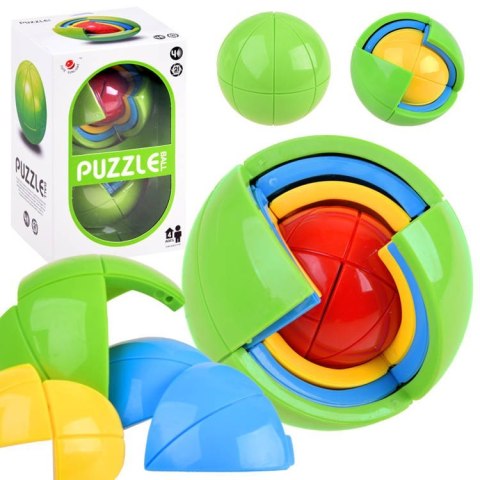 Gra logiczna KULA 3D PUZZLE łamigłówka Piłka - kolorowa zagadka GR0067
