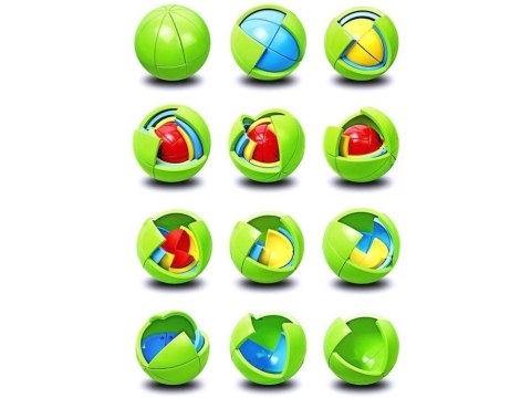 Gra logiczna KULA 3D PUZZLE łamigłówka Piłka - kolorowa zagadka GR0067