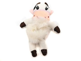 Gumka do włosów lub bransloetka pluszowa krówka