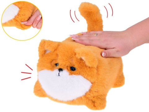 Interaktywny piesek rudy PULPET - szczeka i rusza oczkami + nagrywa ZA5479