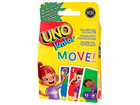 Karty do gry UNO Junior Move Gra karciana dla dzieci GR0776
