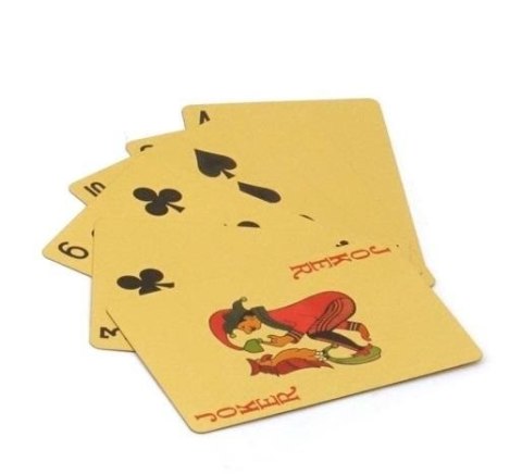 Karty do gry złote