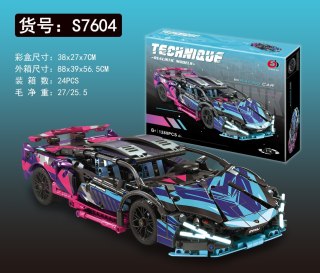 Klocki Auto Sportowe 1280el.