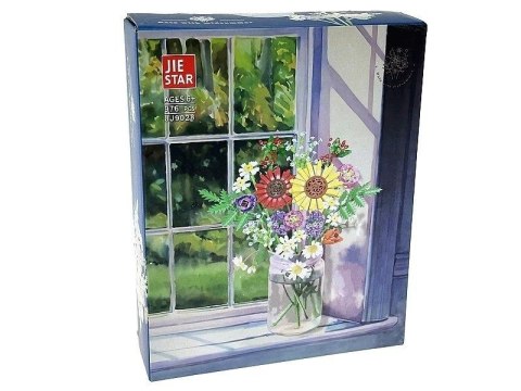 Klocki - bukiet kwiatów