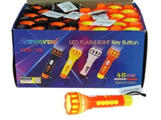 Latarka z zawieszką 10,5cm (48szt)