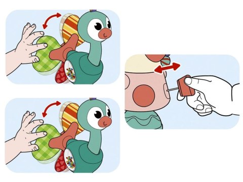 Magiczna grzechotka na przyssawce PAW ZA3517