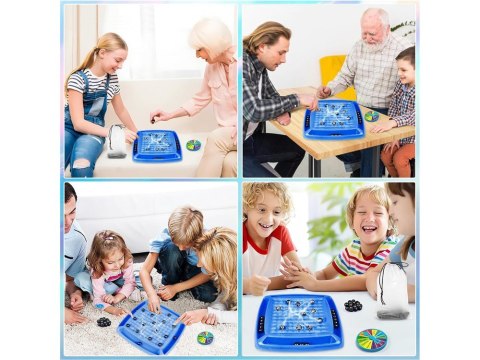 Magnetyczna Gra Strategiczna z Kulkami i Kołem Fortuny dla Rodziny GR0763