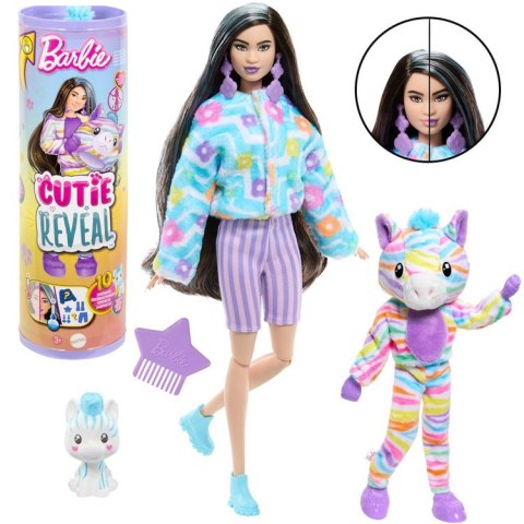 Mattel Barbie lalka Cutie Reveal Słodkie marzenia ZEBRA + akcesoria ZA6052