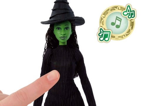 Mattel Śpiewająca lalka Elphaba z filmu WICKED - "Defying Gravity" ZA6067
