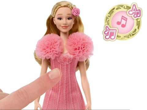 Mattel Śpiewająca lalka Glinda z filmu WICKED - piosenka „Popular" ZA6068