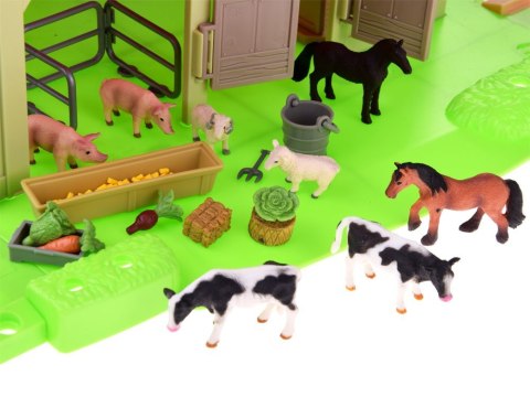 Mega duża Farma 125el gospodarstwo traktory zwierzęta akcesoria ZA4823