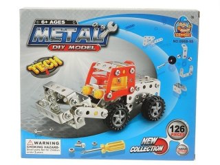 Metalowe klocki do skręcania koparka 126el