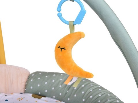 Miękka mata edukacyjna z pałąkiem CHMURKA w stonowanych kolorach ZA5590