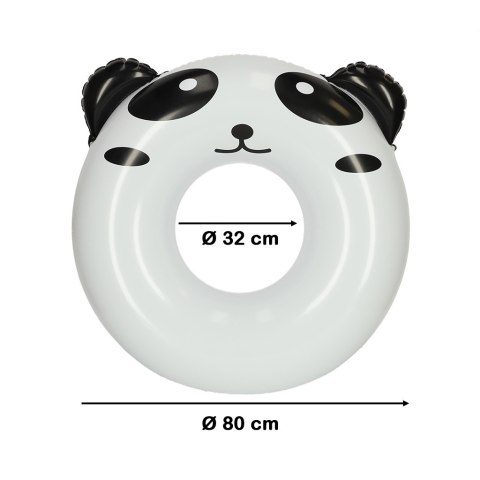 KÓŁKO DO PŁYWANIA KOŁO DMUCHANE PANDA 80CM MAX 60KG KÓŁKO DO PŁYWANIA KOŁO DMUCHANE PANDA 80CM MAX 60KG
