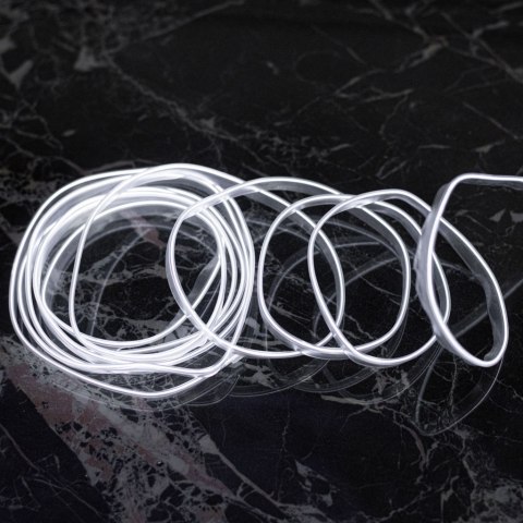 OŚWIETLENIE AMBIENTOWE LED DO SAMOCHODU / AUTA USB / 12V TAŚMA 5M BIAŁA