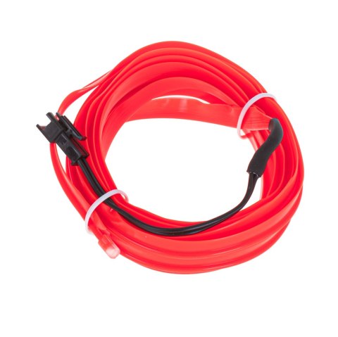 OŚWIETLENIE AMBIENTOWE LED DO SAMOCHODU / AUTA USB / 12V TAŚMA 5M CZERWONA