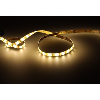 TAŚMA LED WODOODPORNA NA BATERIE USB CZUJNIK RUCHU 1M 59LED CIEPŁY BIAŁY