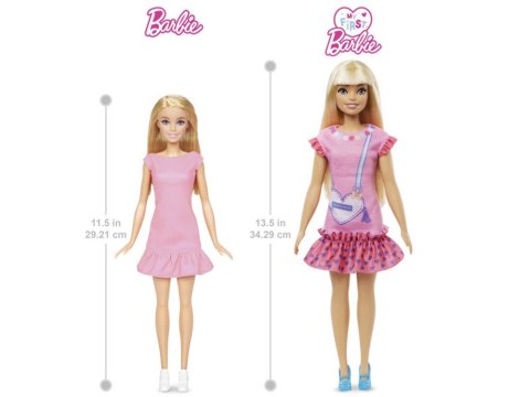 My First Barbie Moja Pierwsza lalka - miękkie kończyny + kotek HLL19 ZA5081