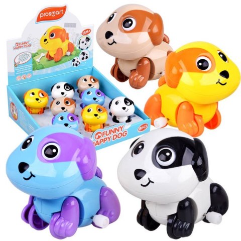 Nakręcany PIESEK pies jeździ rusza ogonkiem ZA1191