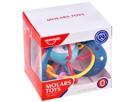 Przyjemny i miękki Sensoryczny GRYZAK Grzechotka dla malucha ZA4308 NI