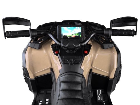 Quad na akumulator dla dzieci 2 osob CAN-AM OUTLANDER 4x4 Panel LED PA0326