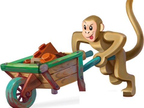 Rebel Gra planszowo-konstrukcyjna LEGO Monkey Palace GR0774