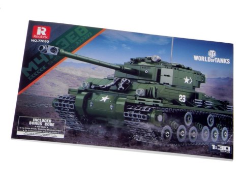 Reobrix Licencjonowane Klocki Czołg Sherman M4A3E8 836 ele ZA5806