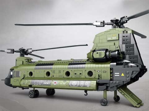 Reobrix Licencjonowane Klocki Helikopter CH-47 Chinook 1458 ele ZA5802