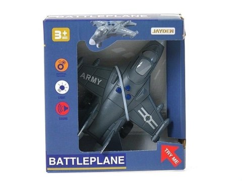 Samolot na baterie, światło dźwięk