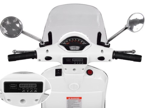 Skuter elektryczny na akumulator VESPA GTS Super dla dziecka PA0333