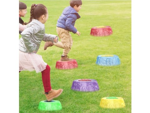 Świecąca ścieżka sensoryczna - kamienie do treningu równowagi 6 szt. SP0828