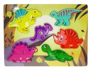 Układanka puzzle dinozaury