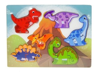Układanka puzzle dinozaury