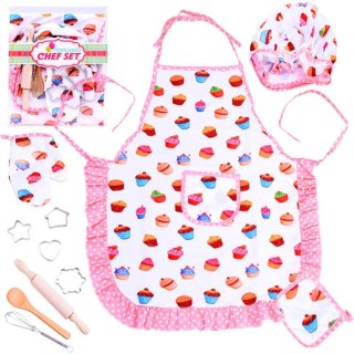 Zestaw FARTUSZEK + foremki dla kucharza ZA2816