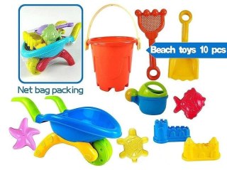 Zestaw do piasku z taczką 10el