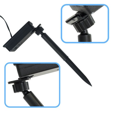 LAMPKI SOLARNE OGRODOWE LED CHOINKOWE ŚWIĄTECZNE ŁAŃCUCH ŚWIETLNY 20M 200LED CIEPŁY