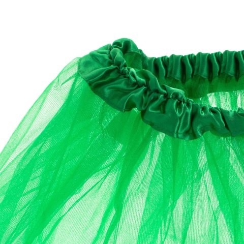 SPÓDNICZKA TIULOWA TUTU KOSTIUM STRÓJ KARNAWAŁOWY PRZEBRANIE ZIELONA