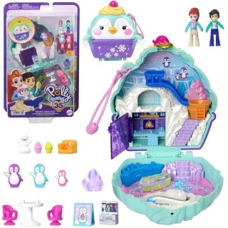Zestaw Polly Pocket Śnieżny pingwinek zamykany domek figurki akces ZA6050