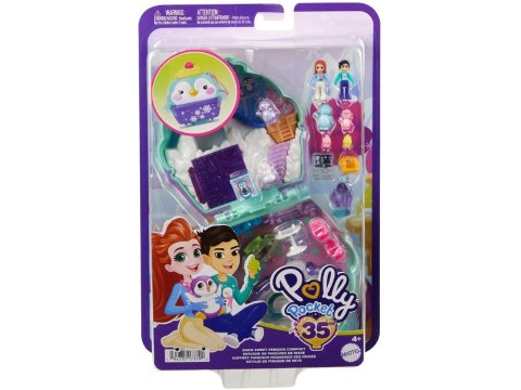 Zestaw Polly Pocket Śnieżny pingwinek zamykany domek figurki akces ZA6050