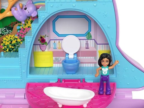 Zestaw Polly Pocket Torebka kangurek składany domek figurki ZA6048