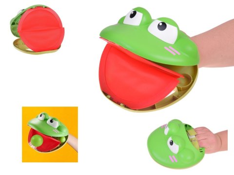 Zestaw sportowy - gra zręcznościowa Wyrzutnia ŻABA + 4 piłki ZA5604